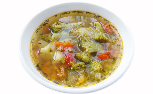 Суп чечевичный с брокколи